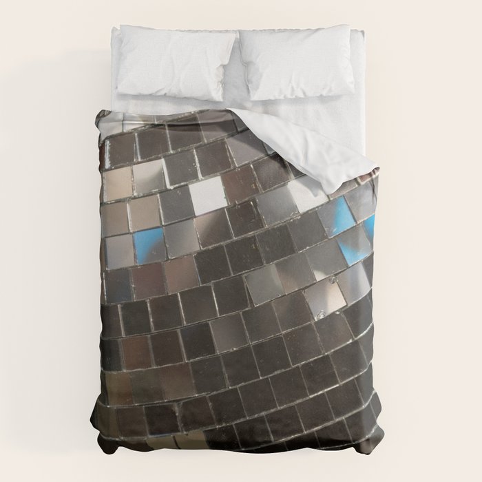 Silver Retro Disco Ball  Duvet Cover Gallery Image 6