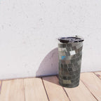 Silver Retro Disco Ball  Travel Mug Gallery Image 4