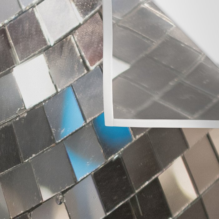 Silver Retro Disco Ball  Wall Tapestry Gallery Image 3
