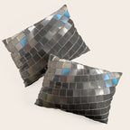 Silver Retro Disco Ball  Pillow Sham Gallery Image 3