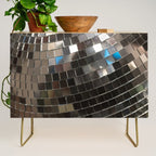 Silver Retro Disco Ball  Credenza Gallery Image 1