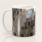 Silver Retro Disco Ball  Coffee Mug Gallery Image 3