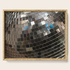 Silver Retro Disco Ball  Serving Tray Gallery Image 1