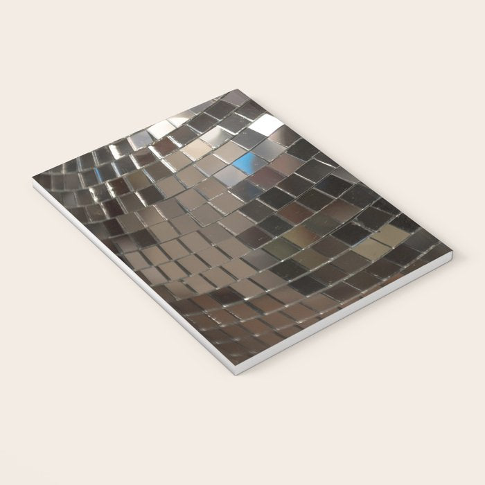 Silver Retro Disco Ball  Notebook Gallery Image 3