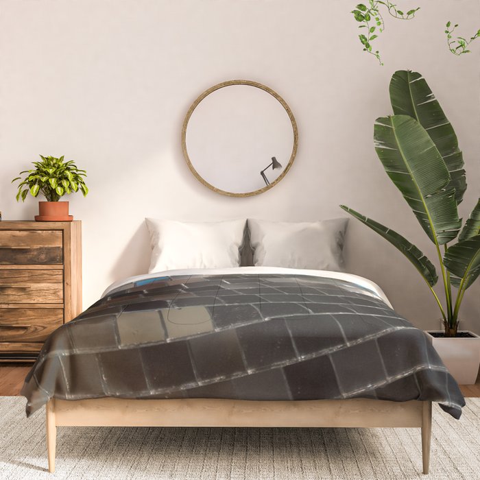 Silver Retro Disco Ball  Comforter Gallery Image 3