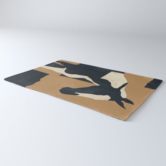 Abstract Minimal Horse 6 Rug Gallery Image 3