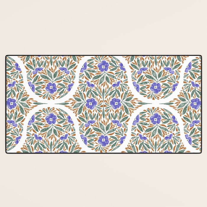 Elegant Flora Artistry Desk Mat Gallery Image 3