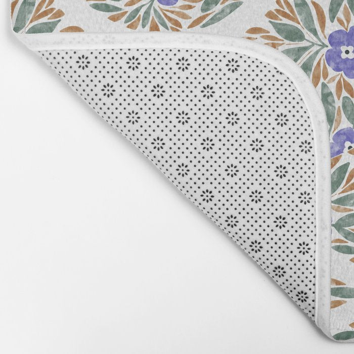 Elegant Flora Artistry Bath Mat Gallery Image 2