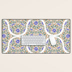 Elegant Flora Artistry Desk Mat Gallery Image 1