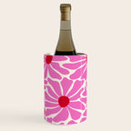 Big Groovy Flower - Pink and Red Wine Chiller Gallery Image 1