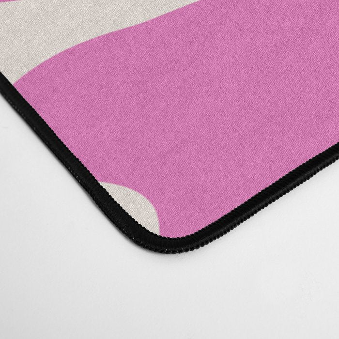 Big Groovy Flower - Pink and Red Desk Mat Gallery Image 4