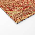 Sehna Saronim Kurdish Northwest Persian Rug Print Welcome Mat Gallery Image 2