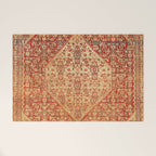 Sehna Saronim Kurdish Northwest Persian Rug Print Welcome Mat Gallery Image 1