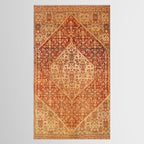 Sehna Saronim Kurdish Northwest Persian Rug Print Tablecloth Gallery Image 2