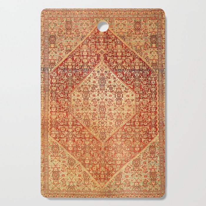 Sehna Saronim Kurdish Northwest Persian Rug Print Cutting Board Gallery Image 1