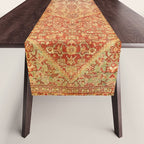 Sehna Saronim Kurdish Northwest Persian Rug Print Table Runner Gallery Image 1