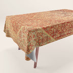 Sehna Saronim Kurdish Northwest Persian Rug Print Tablecloth Gallery Image 1