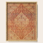 Sehna Saronim Kurdish Northwest Persian Rug Print Serving Tray Gallery Image 1
