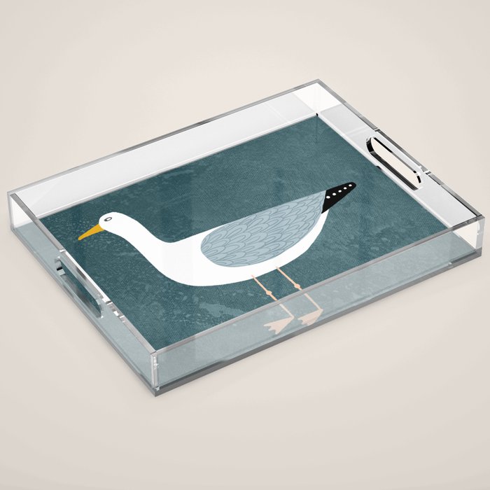 Seagull Standing Acrylic Tray Gallery Image 1
