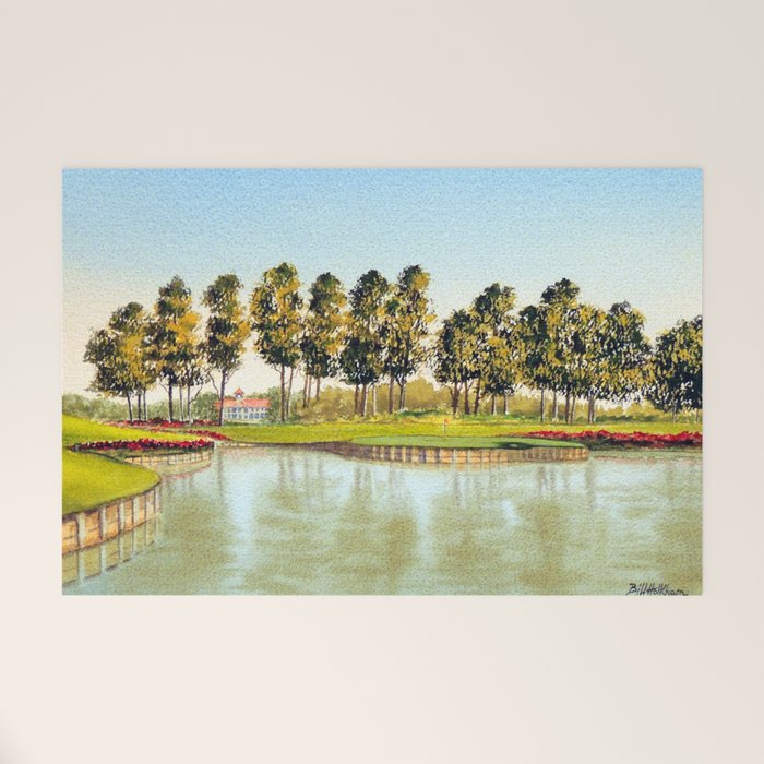 Sawgrass TPC Golf Course 17th Hole Welcome Mat Gallery Image 1