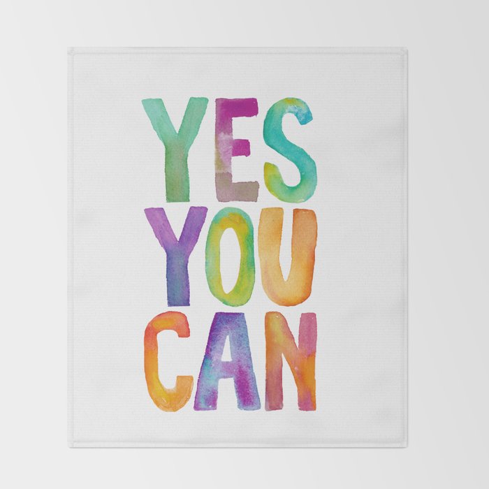 Yes You Can Throw Blanket Gallery Image 2