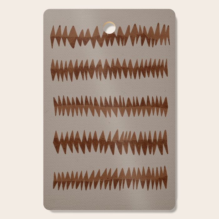 abstract striped rhombus zigzag background Cutting Board Gallery Image 1