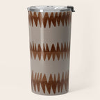 abstract striped rhombus zigzag background Travel Mug Gallery Image 2