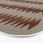 abstract striped rhombus zigzag background Bath Mat Gallery Image 3