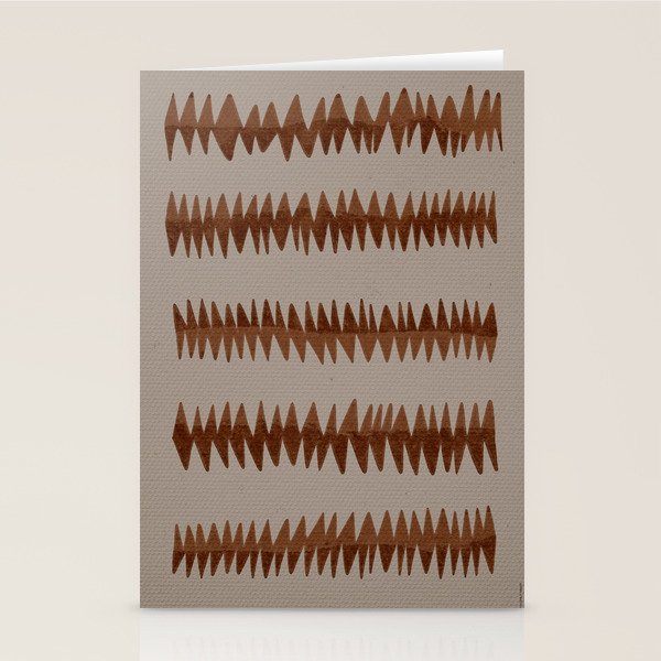 abstract striped rhombus zigzag background Stationery Card Gallery Image 2