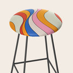 Retro Waves Stool Gallery Image 2
