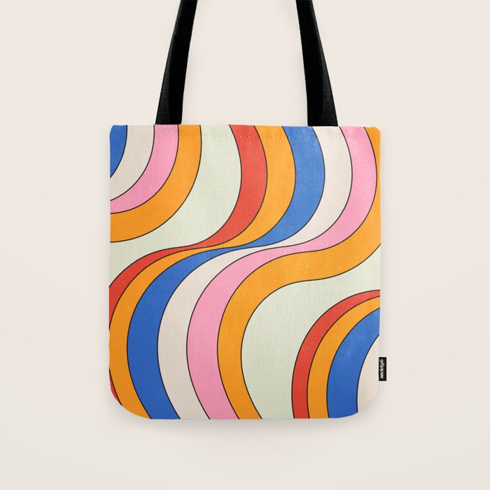 Retro Waves Tote Bag Gallery Image 1