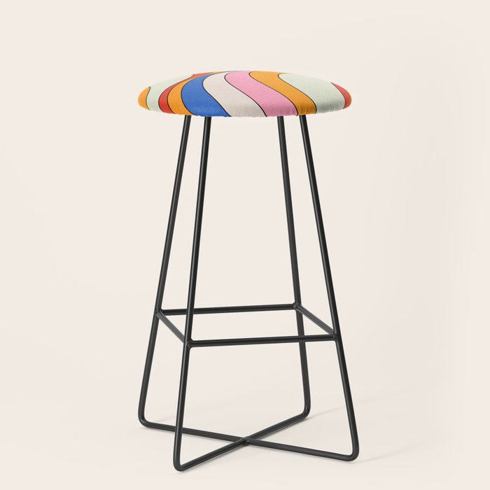 Retro Waves Stool Gallery Image 1