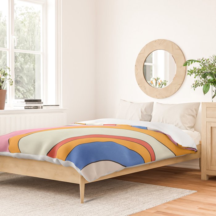 Retro Waves Duvet Cover Gallery Image 2