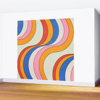 Retro Waves Wall Mural Gallery Image 2