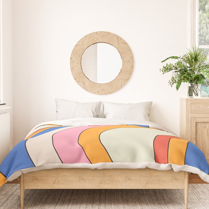 Retro Waves Duvet Cover Gallery Image 3