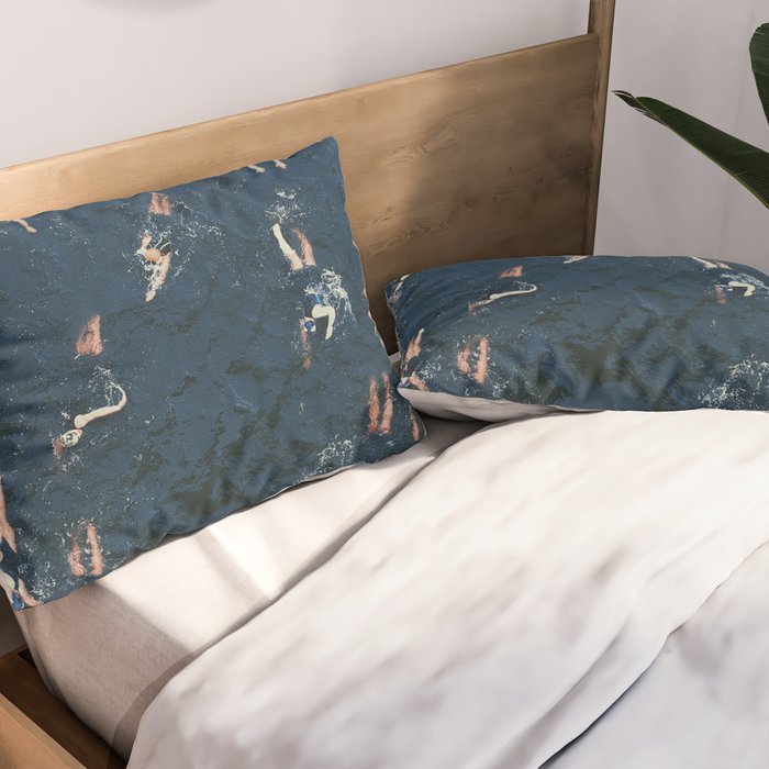 Swim swim Pillow Sham Gallery Image 2