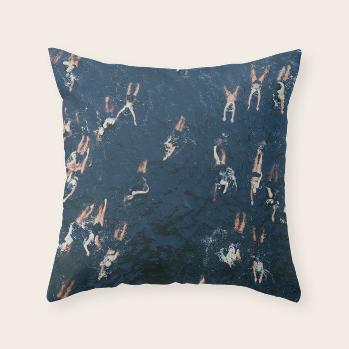 Swim swim Throw Pillow Gallery Image 6
