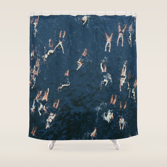 Swim swim Shower Curtain Gallery Image 1