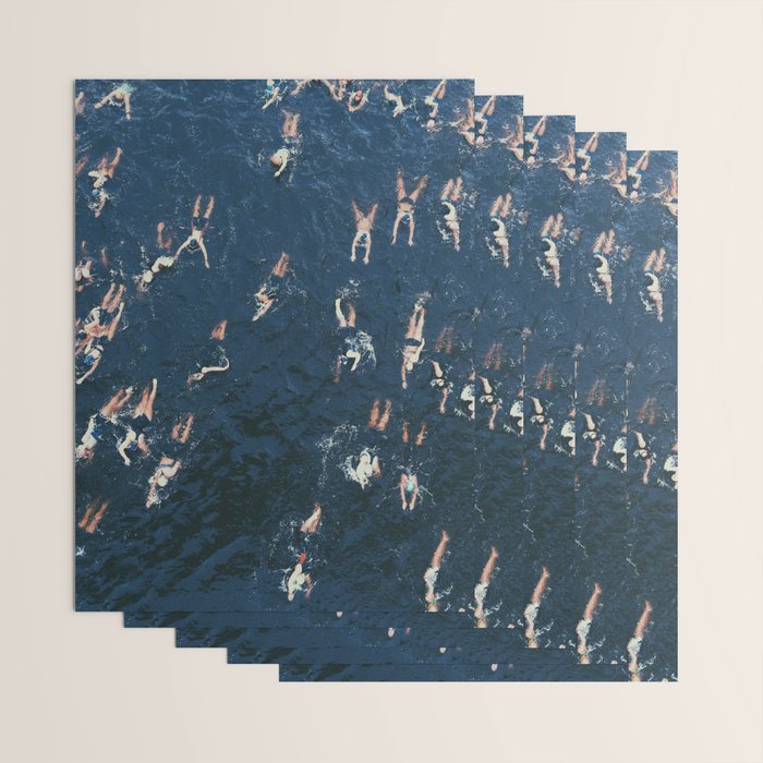Swim swim Wrapping Paper Gallery Image 3