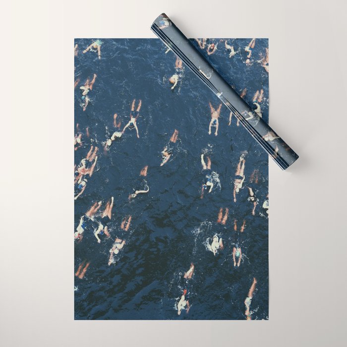 Swim swim Wrapping Paper Gallery Image 1