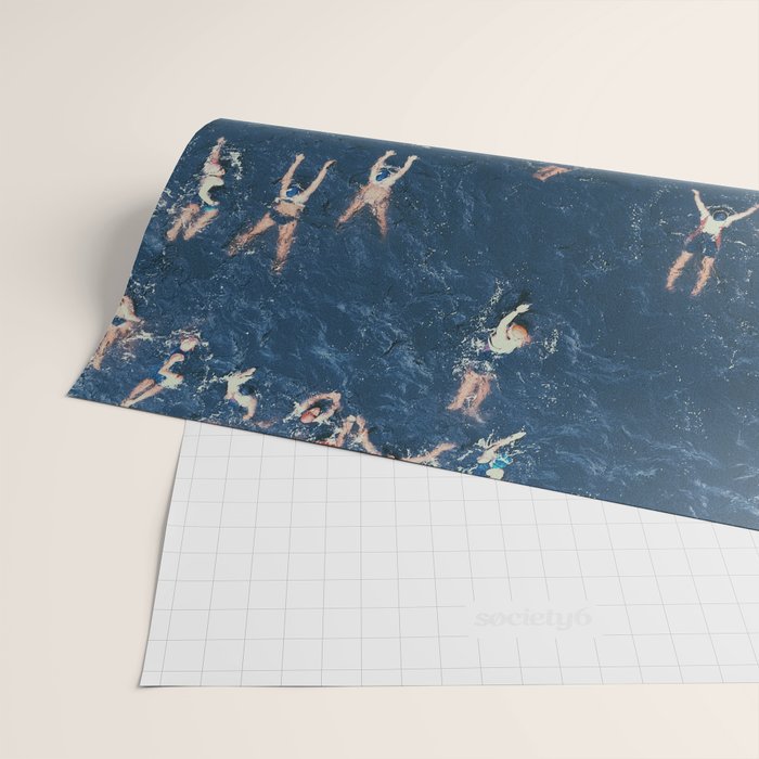 Swim swim Wrapping Paper Gallery Image 2