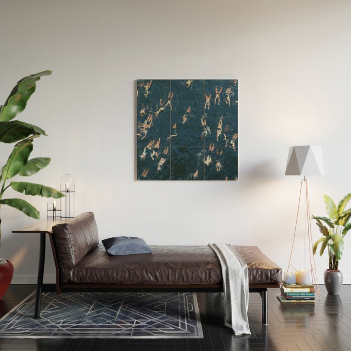 Swim swim Wood Wall Art Gallery Image 2