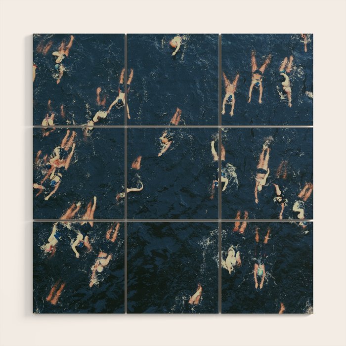 Swim swim Wood Wall Art Gallery Image 1