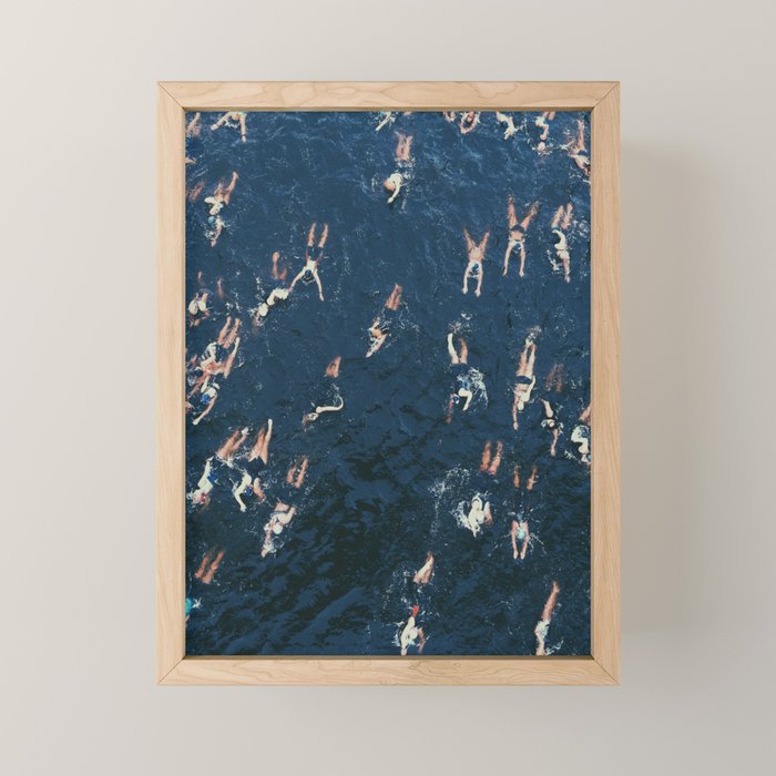 Swim swim Mini Art Print Gallery Image 1