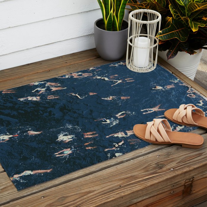 Swim swim Outdoor Rug Gallery Image 2