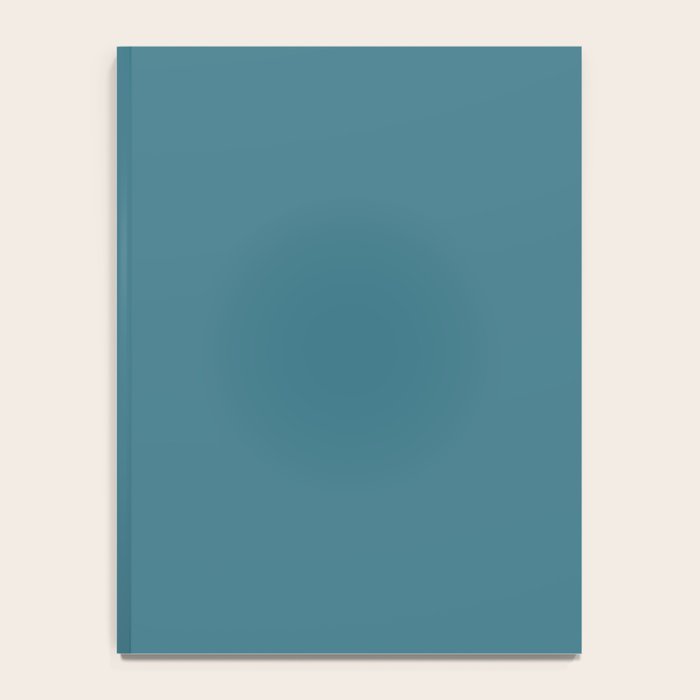 Solid Color Spring Teal Notebook Gallery Image 4