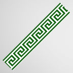 Dark Emerald Greek Key Table Runner Gallery Image 3