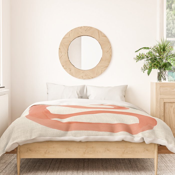 Orange Goes Around Duvet Cover Gallery Image 3