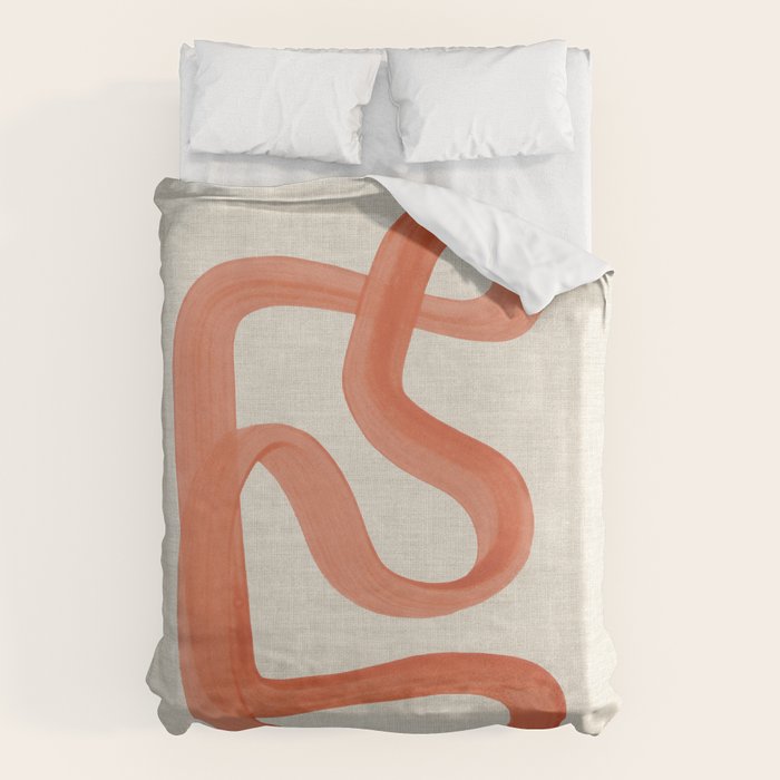 Orange Goes Around Duvet Cover Gallery Image 6