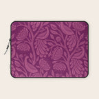 Peacock Dreams - berry Laptop Sleeve Gallery Image 1